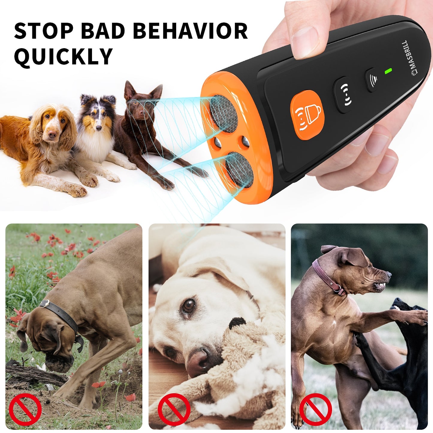 Dog Anti Barking Ultrasonic Deterrent Devices