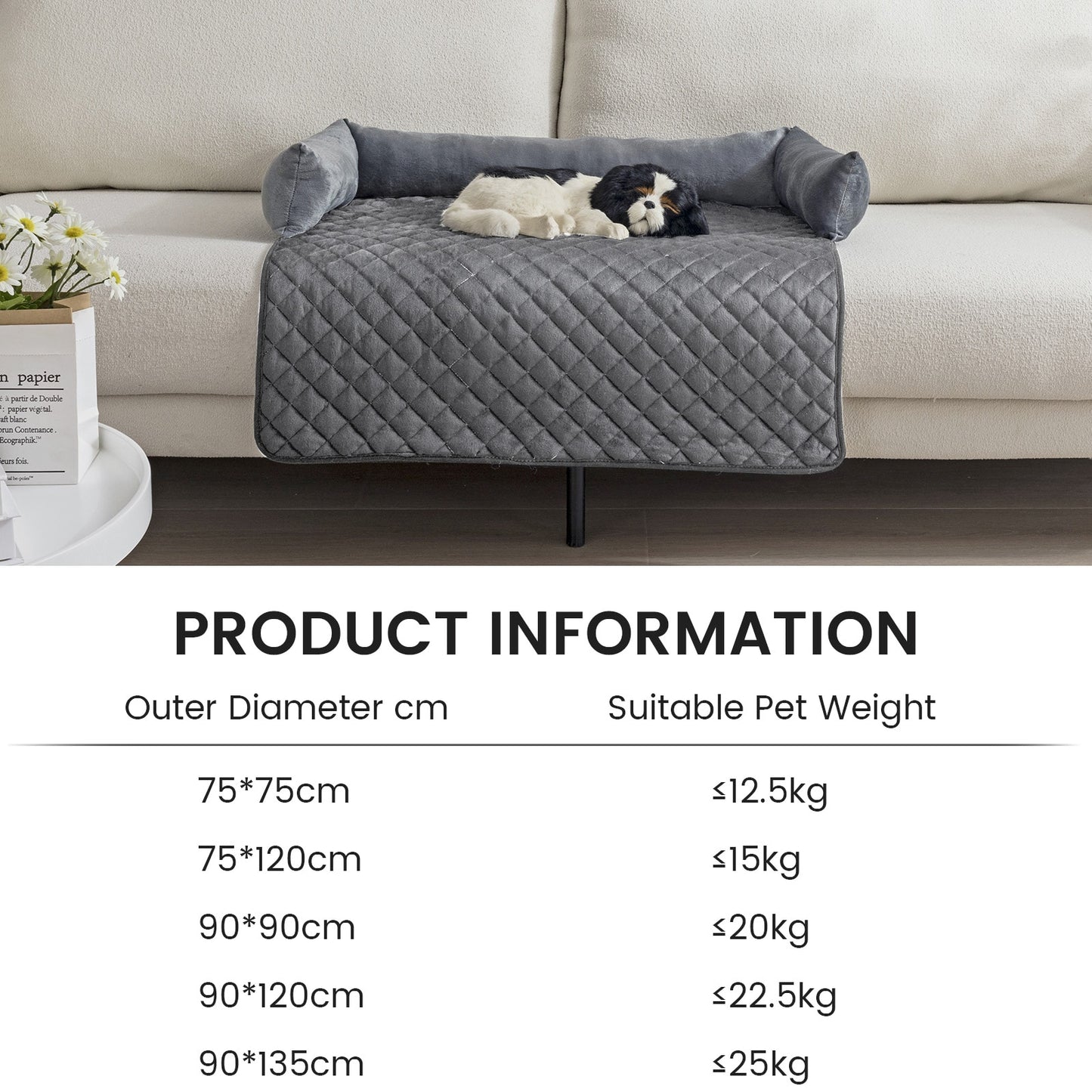 Dog Cat Bed Couch Cover